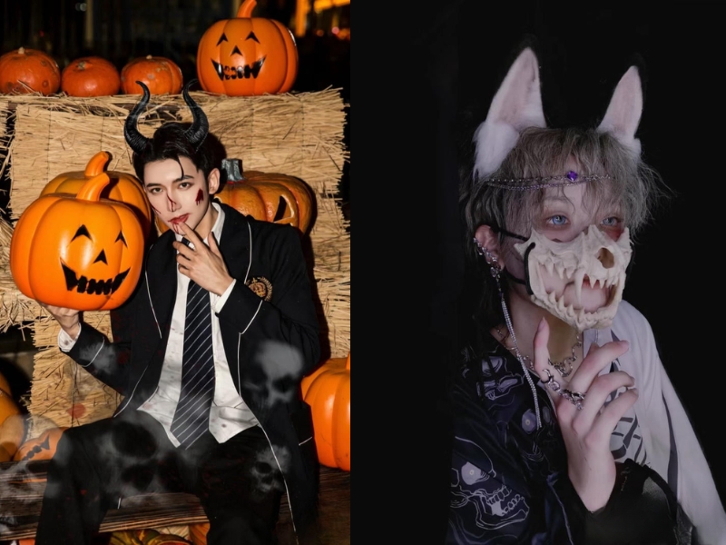 Mặt nạ Halloween dần trở thành biểu tượng của hóa trang, sáng tạo và vui chơi. 
