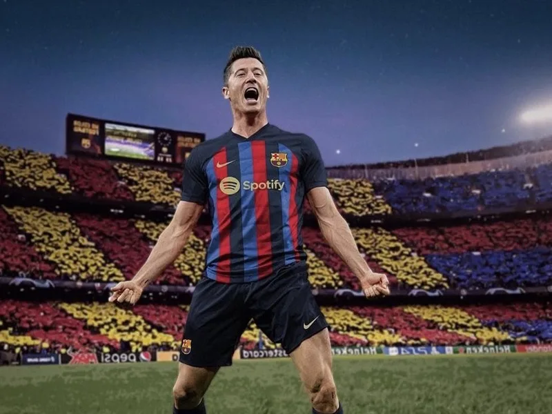 Lewandowski tiếp tục tỏa sáng trong màu áo Barcelona.
